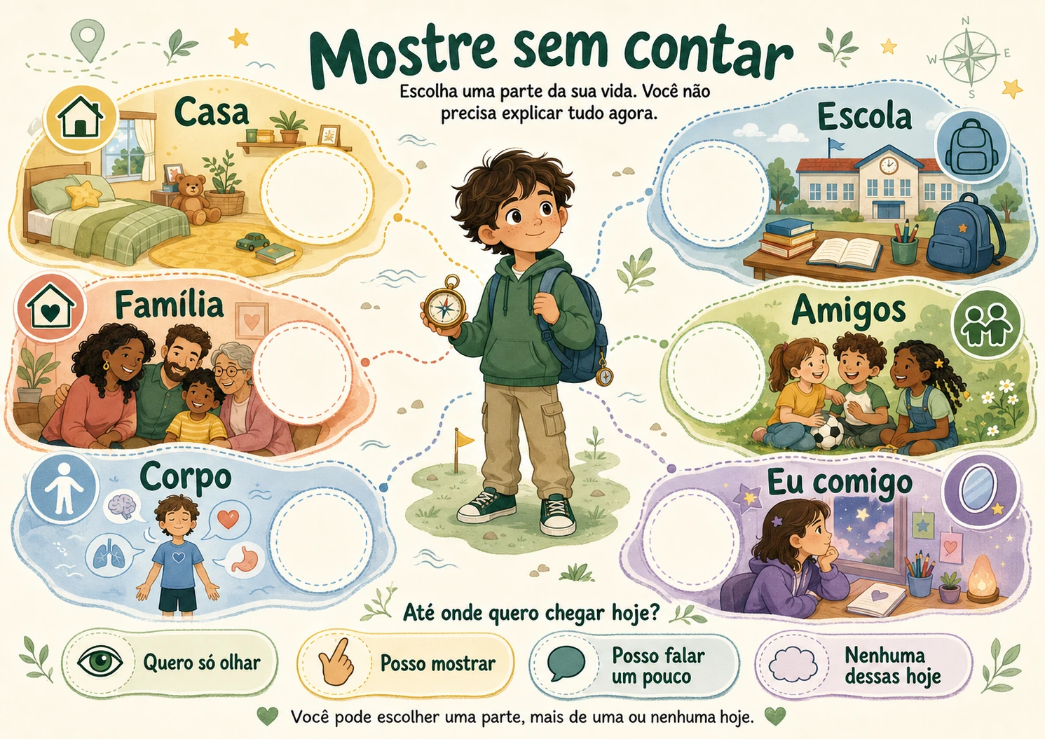 Página do recurso Mostre sem Contar